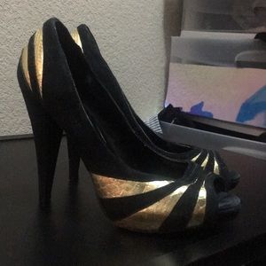 Black high heels